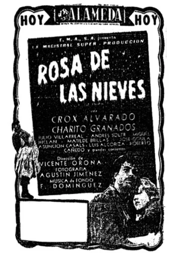Movie poster for Rosa de las nieves (1944)
