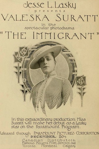 Movie poster for The Immigrant (1915)