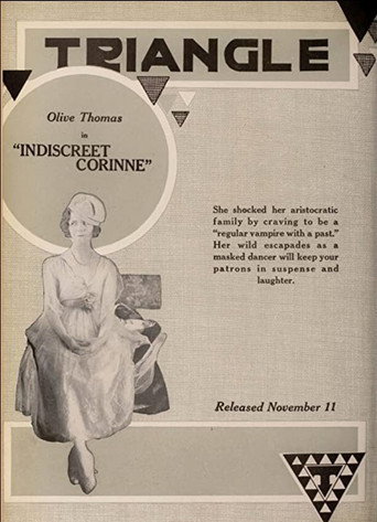 Movie poster for Indiscreet Corinne (1917)