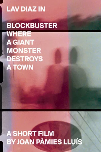 Movie poster for Blockbuster Where a Giant Monster Destroys a Town (2019)