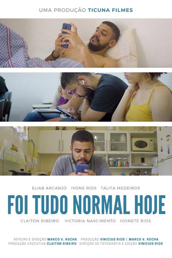 Movie poster for Foi tudo normal hoje (2020)