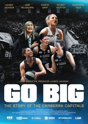 Movie poster for Go Big: The Story of the Canberra Capitals (2024)
