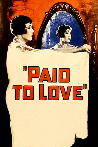Movie poster for Paid to Love (1927)