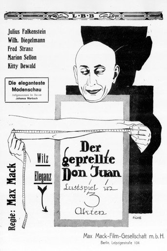 Movie poster for Der geprellte Don Juan (1918)