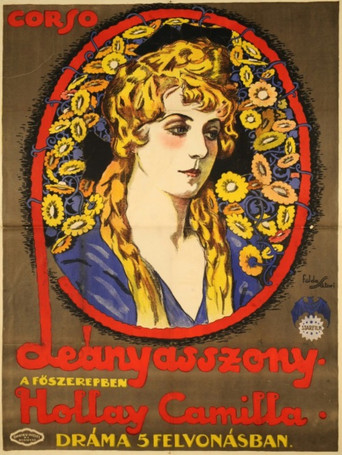 Movie poster for A leányasszony (1919)