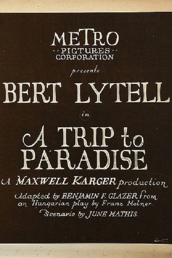 Movie poster for A Trip to Paradise (1921)
