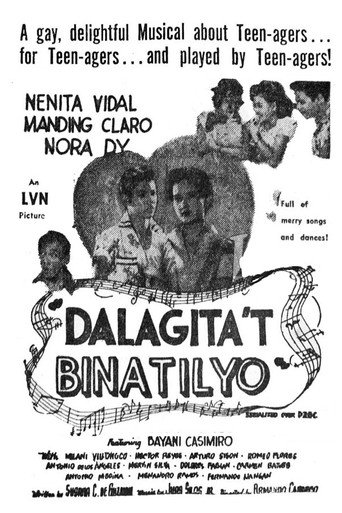 Movie poster for Dalagita't Binatilyo (1955)