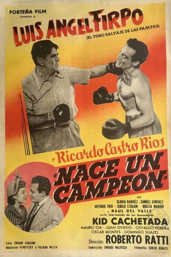 Movie poster for Nace un campeón (1952)