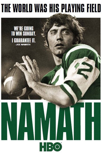 Movie poster for Namath (2012)
