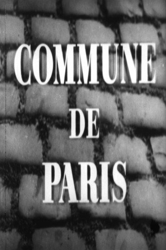 Movie poster for La Commune de Paris (1957)