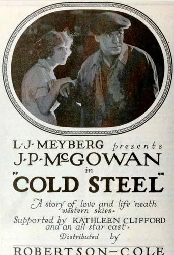 Movie poster for Cold Steel (1921)