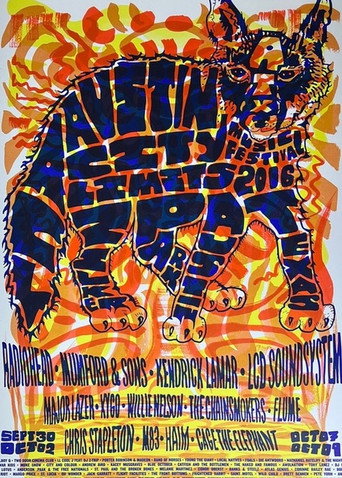 Movie poster for Radiohead: Austin City Limits Music Festival 2016 (2016)
