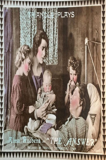 Movie poster for The Answer (1918)