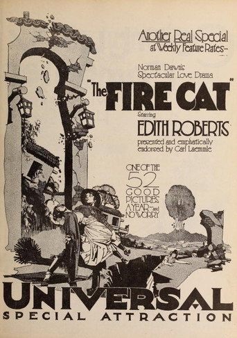 Movie poster for The Fire Cat (1921)