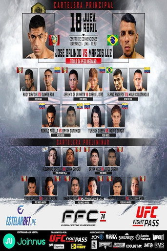 Movie poster for FFC 74: Galindo vs. Luz (2024)