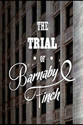 Movie poster for The Trial of Barnaby Finch (2013)