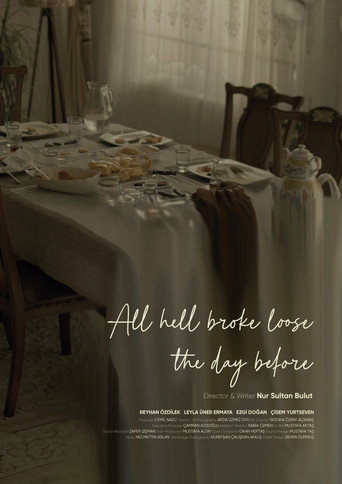 Movie poster for All Hell Broke Loose the Day Before (2025)