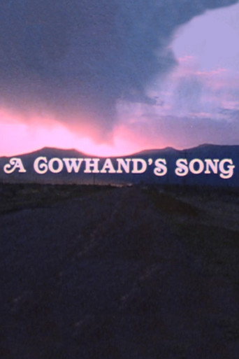 Movie poster for A Cowhand's Song (1981)