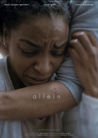 Movie poster for allein (2021)