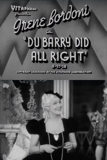 Du Barry Did All Right poster