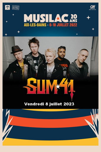 Sum 41 - Musilac 2022 poster