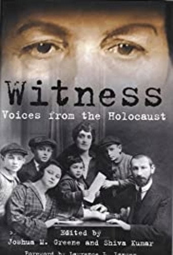 Movie poster for Witness: Voices from the Holocaust