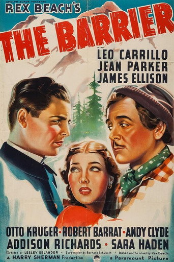 Movie poster for The Barrier (1937)