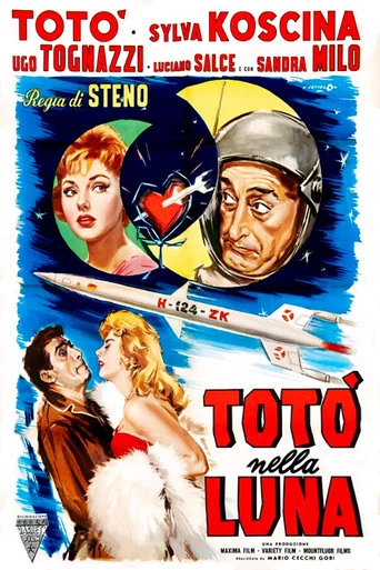 Movie poster for Totò in the Moon (1958)
