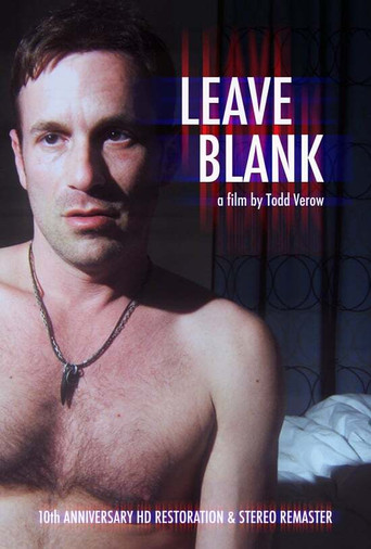 Movie poster for Leave Blank (2010)