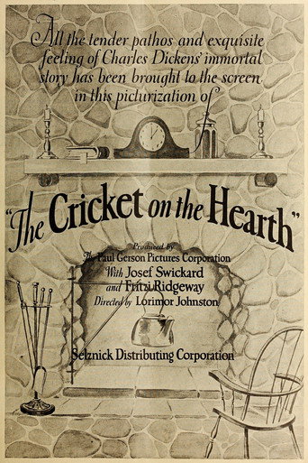 Movie poster for The Cricket on the Hearth (1923)