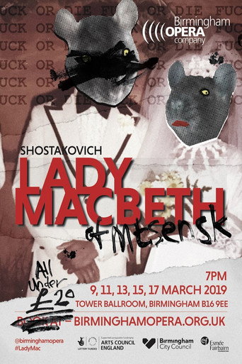 Movie poster for Lady Macbeth of Mtsensk - BOC (2021)