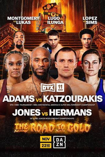 Movie poster for Brandon Adams vs. Andreas Katzourakis (2024)