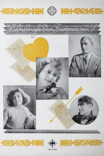 Movie poster for Love Letters of Baroness S (1924)