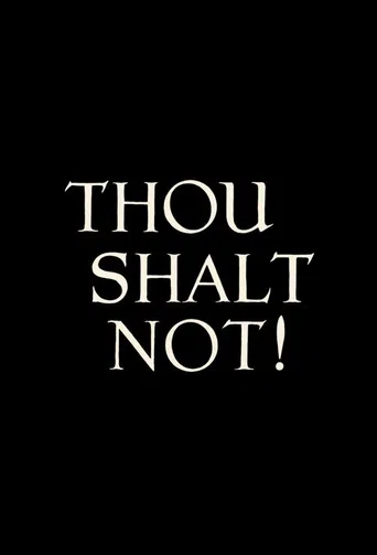 Movie poster for Thou Shalt Not (1910)