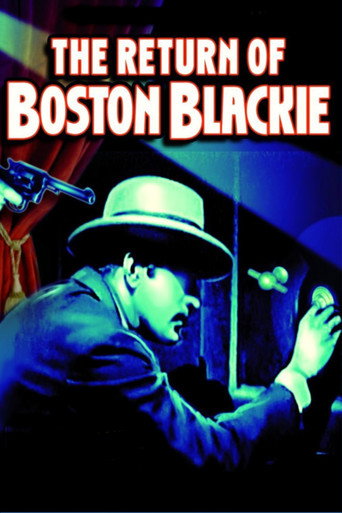Movie poster for The Return of Boston Blackie (1927)
