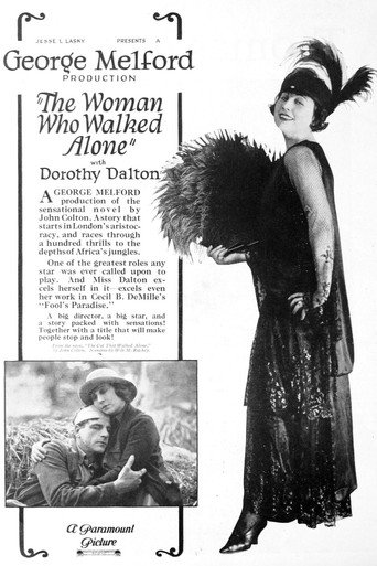 Movie poster for The Woman Who Walked Alone (1922)