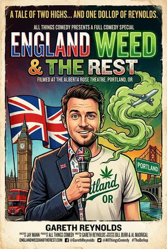 Movie poster for Gareth Reynolds: England, Weed & The Rest (2022)