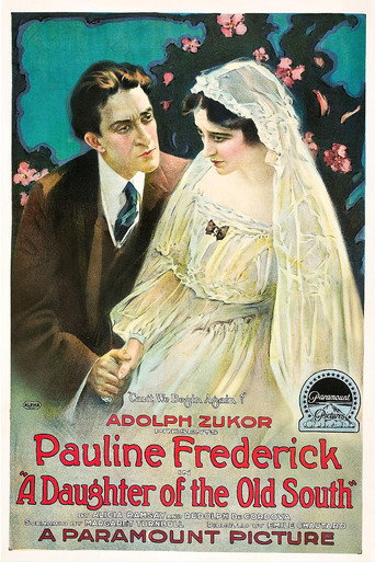 Movie poster for A Daughter of the Old South (1918)