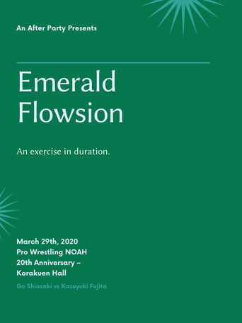 Movie poster for Emerald Flowsion (2021)