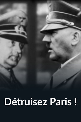Movie poster for Détruisez Paris ! (2012)