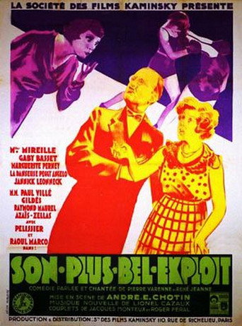 Movie poster for Son plus bel exploit (1932)