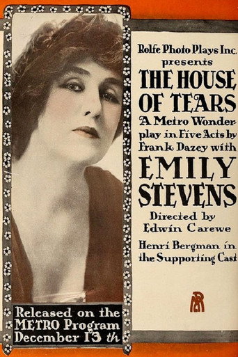 Movie poster for The House of Tears (1915)