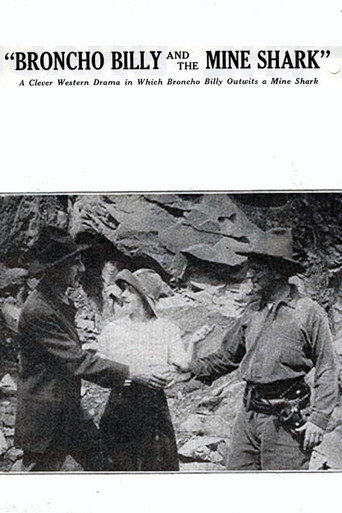 Movie poster for Broncho Billy and the Mine Shark (1914)