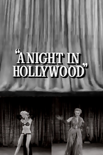 Movie poster for A Night in Hollywood (1953)