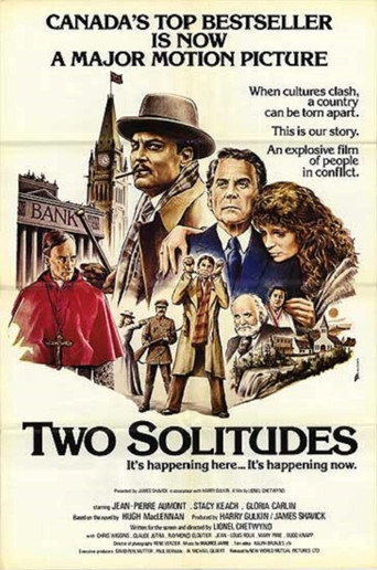 Movie poster for Two Solitudes (1978)