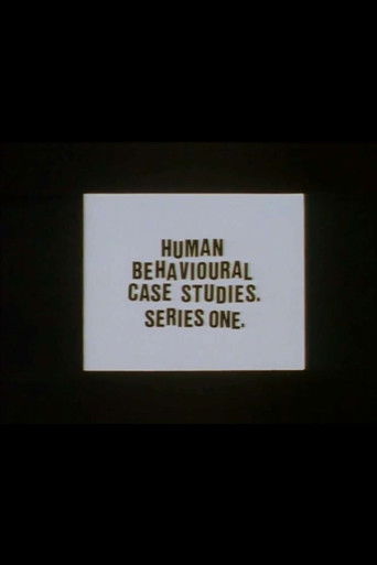 Human Behavioural Case Studies. Series One. poster