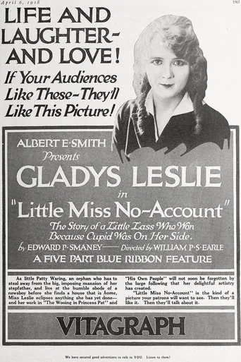 Movie poster for Little Miss No-Account (1918)