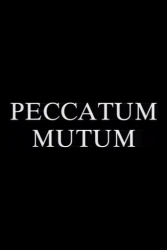 Movie poster for Peccatum Mutum (The Silent Sin) (1988)