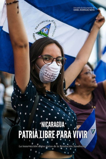 Movie poster for Nicaragua, una patria libre para vivir (la insurrección de los nietos de la revolución sandinista) (2021)