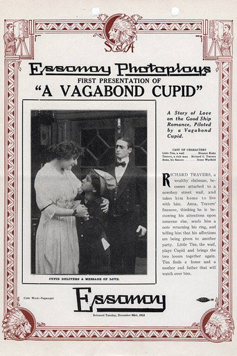 Movie poster for A Vagabond Cupid (1913)